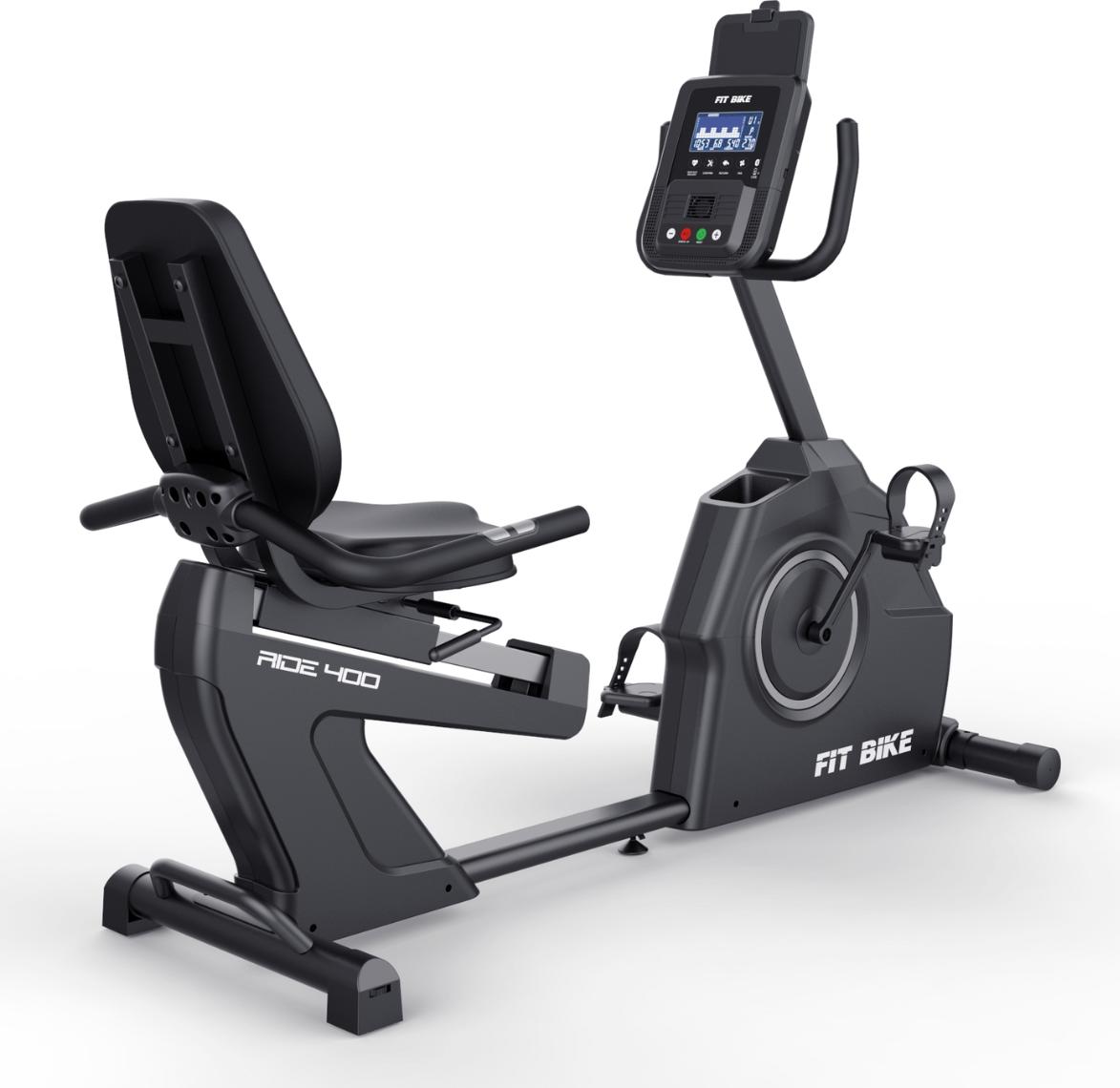 FitBike - Ride 400 iPlus - Heimtrainer - Liegerad - Bluetooth