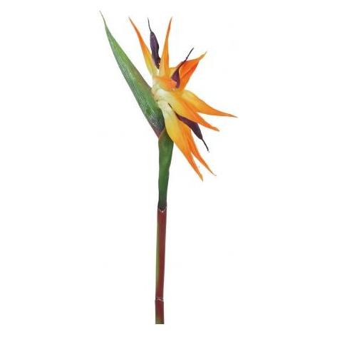 Europalms Paradiesvogel-Blume, Kunstpflanze, orange, 95cm (95 cm) (82530559)