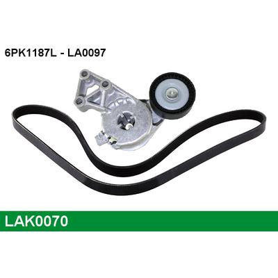 LUCAS Keilrippenriemensatz LAK0070 für VW