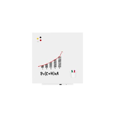 ROCADA 6425R Skinwhiteboard Rahmenlos lackierte Oberfl. 100x100cm, weiß