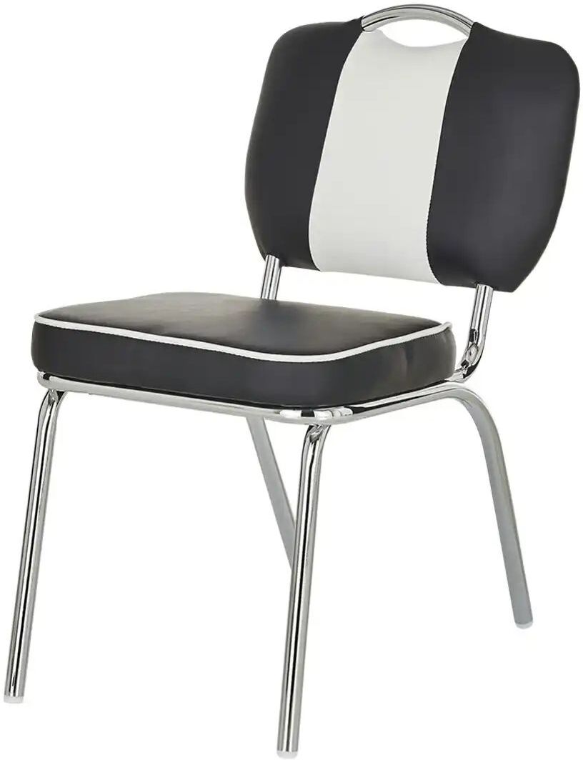 Höffner Stuhl  American Diner ¦ schwarz ¦ Maße (cm): B: 48 H: 84,5 T: 64.0