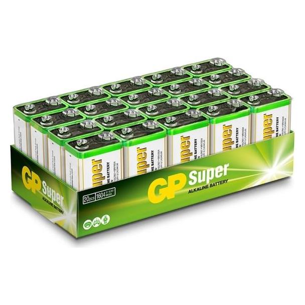 GP Batteries 1604A-S20/ 6LF22 battery - 20 Pack (20 Stk., 9V Block) (GP151380)