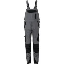 Planam, Arbeitshose, Latzhose Norit schiefer/schwarz Gr. 52 (52)