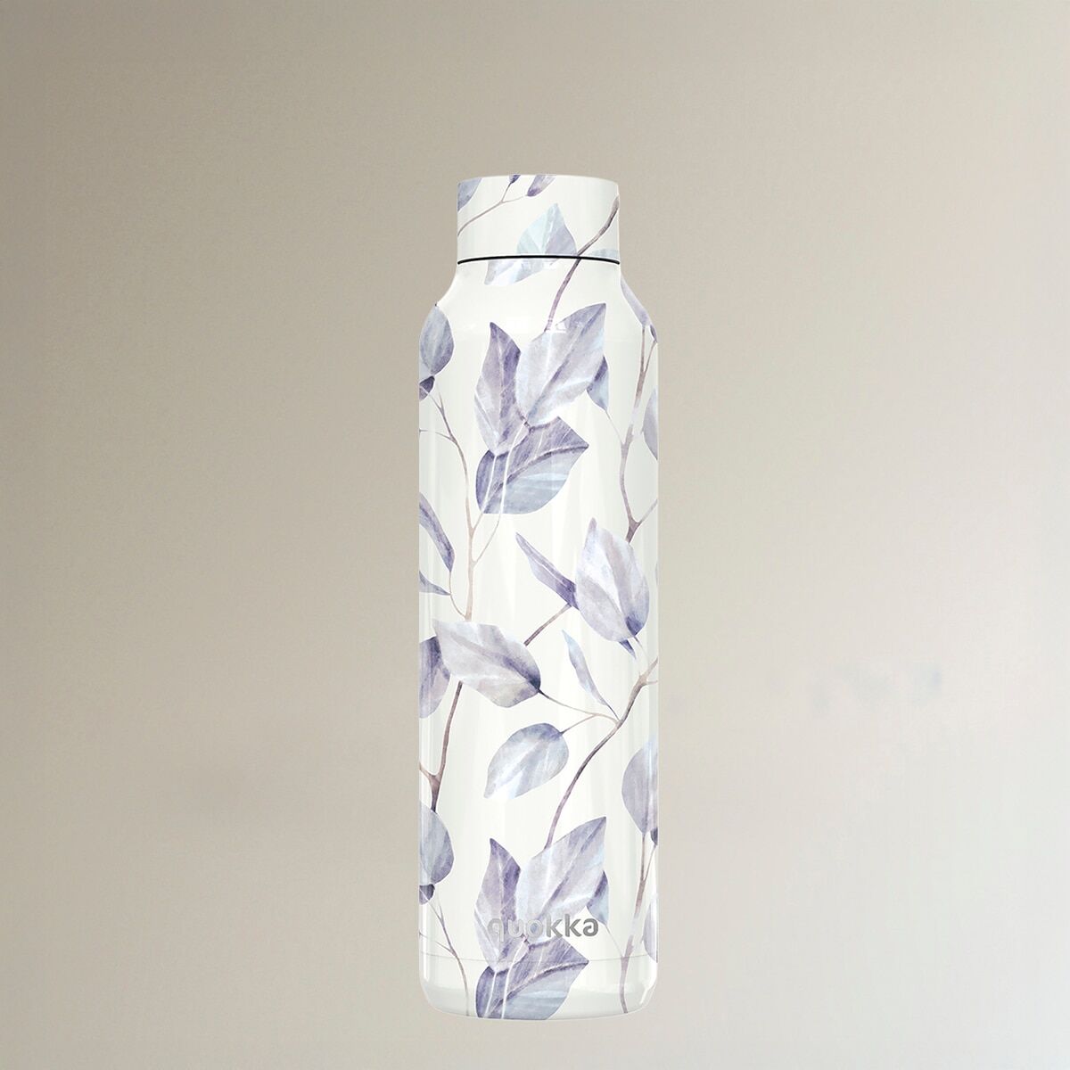 Quokka Botella Termo Blooming Gray Bouquet . Gris