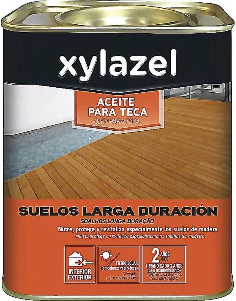 Xylazel Aceite Para Teca Suelos Larga Duración Marrón Talla Única Unisex