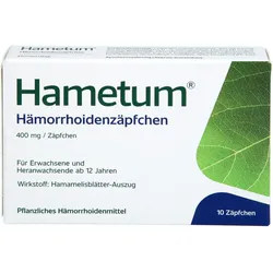 Hametum Hämorrhoiden Zäpfchen 10 ST