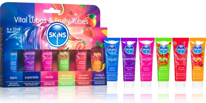 Skins Vital & Fruity Lubes kit de gels lubrifiants