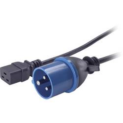 APC Stromkabel - IEC 60320 C19 zu IEC 60309 (M) - 2.5 m - Schwarz - für P/N: SMT AP9876