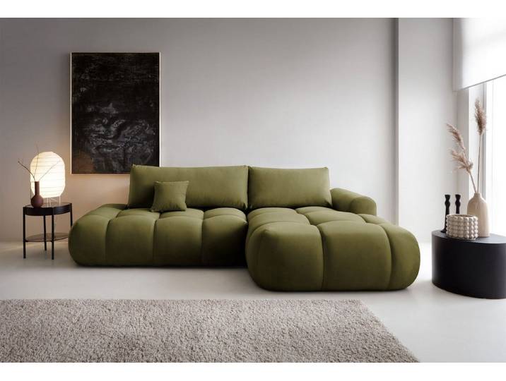Selsey Ecksofa OMBO, mit Schlaffunktion, Stauraum, wasserfest