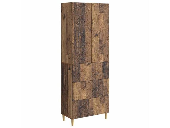 HGFDVCMR Schrankset 2-teilig Altholz 66x34,5x90 cm Holzwerkstoff Vielseitige Kombination aus Schubladenschrank und Wandschrank für Wohnzimmer oder Büro mit reichlich Stauraum.