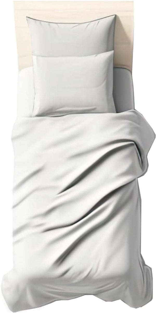 Zachte katoenen bedlakens voor Maxi bed - Ivoor - 290 x 160 cm