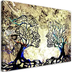 WANDBILD Kussbaum Liebe Abstraktion 100x70cm