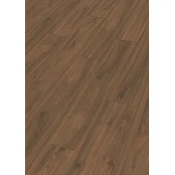 MEISTER Designboden comfort DD 600 S 1287 x 220 x 9 mm 6389 Nussbaum Amore Rohholz-Poren-Struktur