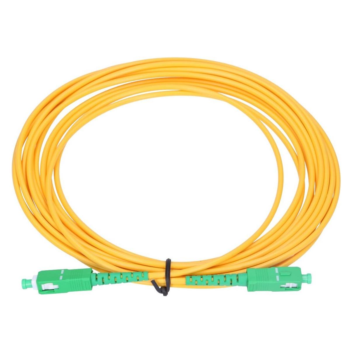 Extralink SC/APC-SC/APC | Patchcord | Jednomodowy, Simplex, G.657A1, 3mm, 5m (5 m) (EX.1575)