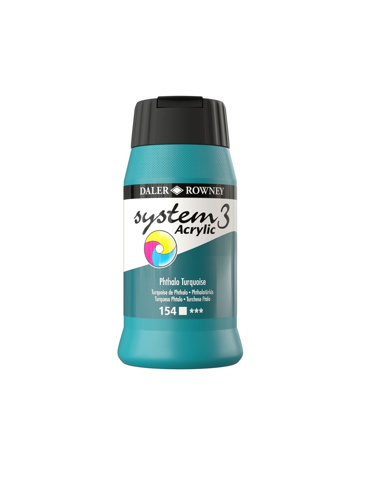 Daler-Rowney System3 500 ml Phthalo Turquoise