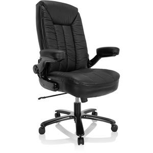 hJh-OFFICE Chefsessel INSTRUCTOR III, 691021, schwarz, Echt Leder, belastbar bis 220 kg
