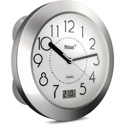 Mebus, Wanduhr, 41964 Quarz Badezimmeruhr