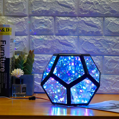 Infinite Dodecahedron Color Art Light Infinite Dodecahedron Color Art Light