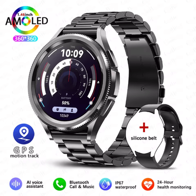 Inspire Essentials Smart Watch 6 Classic GPS NFC With Bluetooth Calling And Health Monitoring g