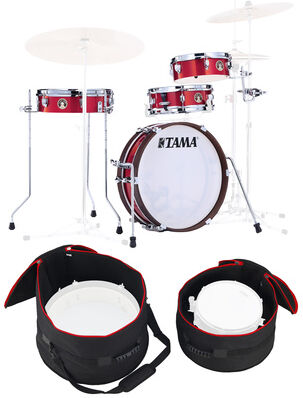 Tama Club J. Pancake Set Bundle BRM Burnt Red Mist