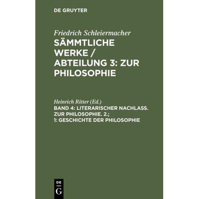 1. Geschichte der Philosophie, Gebundene Ausgabe von , De Gruyter, 978-3-11-121996-7