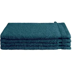 Nobrand, Handtücher, Washing Glove Byrklund Dark Blue Set 4pcs. (16 x 21 cm)