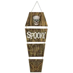 EUROPALMS Halloween Geistersarg, animiert 150cm