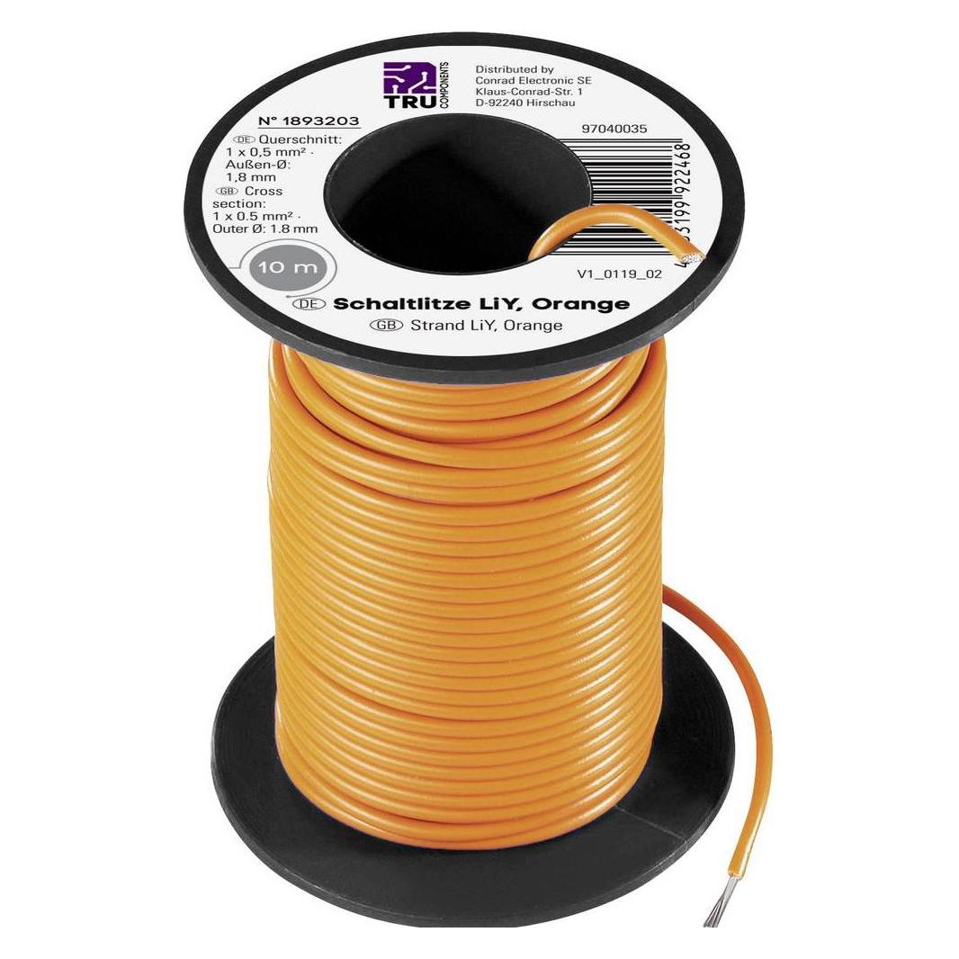 Tru Components LiY Schaltlitze (10 m) (1572282)