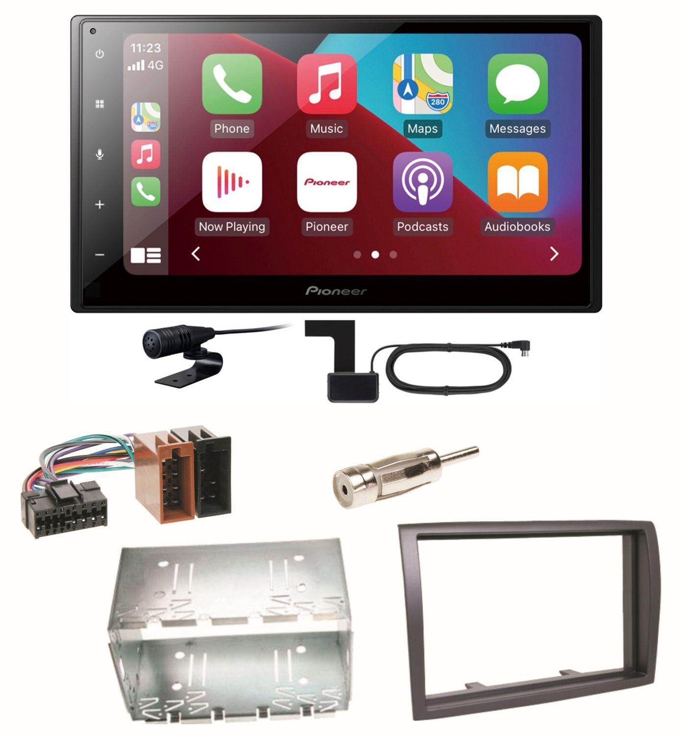 Pioneer SPH-DA160DAB Android Auto CarPlay Einbauset für Fiat Ducato Boxer Jumper