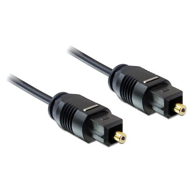 Delock Digitales Audio-Kabel (optisch) (1 m, Toslink Kabel) (82879)