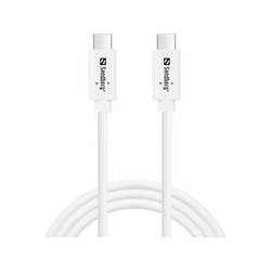 Sandberg USB-C® Kabel 100 m Weiß 136-53