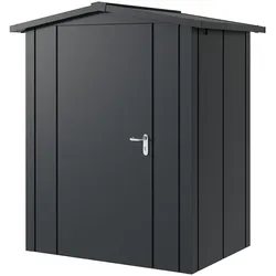 Hörmann Metall-Gerätehaus "Juno" mit Satteldach, JSD1 - Design, 166 x 118 cm (B x T),anthrazit,