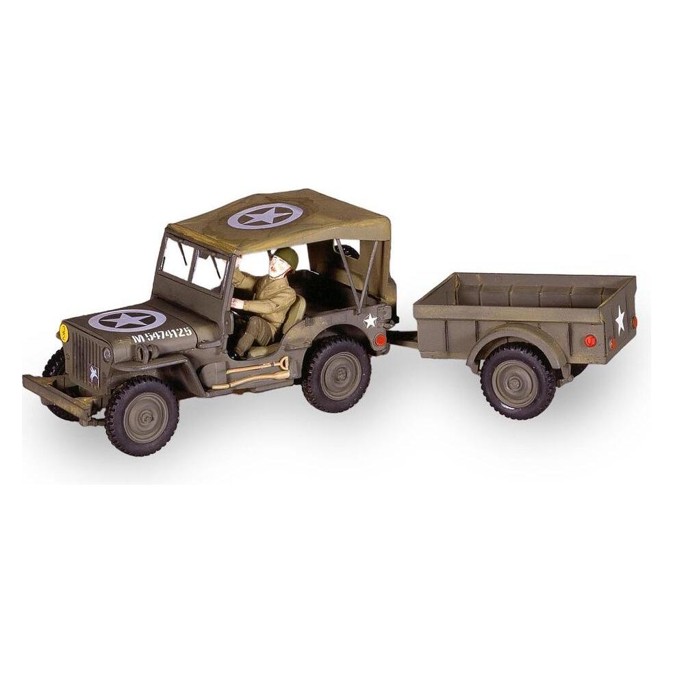 Heller US 1/4 Ton Truck 'n Trailer (81105)