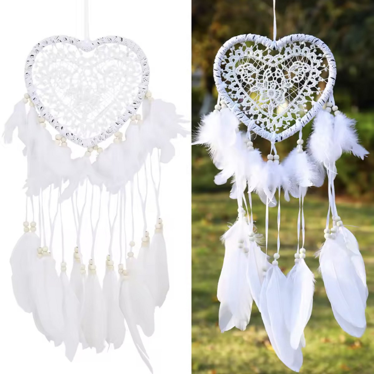 CHPN Dromenvanger Wit met hanger - 55 cm