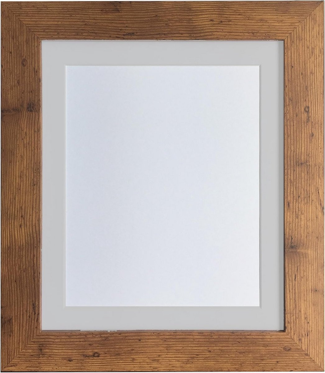 Houten Fotolijst Vintage Stijl voor 10x8 Afbeelding met of zonder Passe-partout