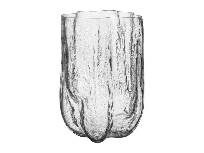 Kosta Boda Vase Crackle 37 cm Transparent