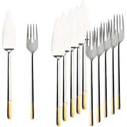FISCHBESTECK Ella teilvergoldet silber 12-tlg.