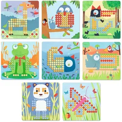 Djeco Lernspiel Mosaico rigolo (mult) (Italienisch, 4 - 5 Jahre)