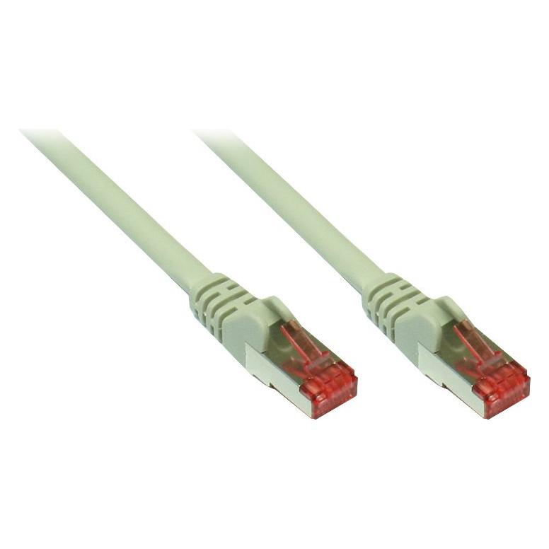 Good Connections RNS Patchkabel mit Rastnasenschutz, Cat. 6A, S/FTP, PiMF, halogenfrei, 500MHz, grau, 0,25m (PiMF, S/FTP, CAT6a, 0.25 m) (8060-H003)