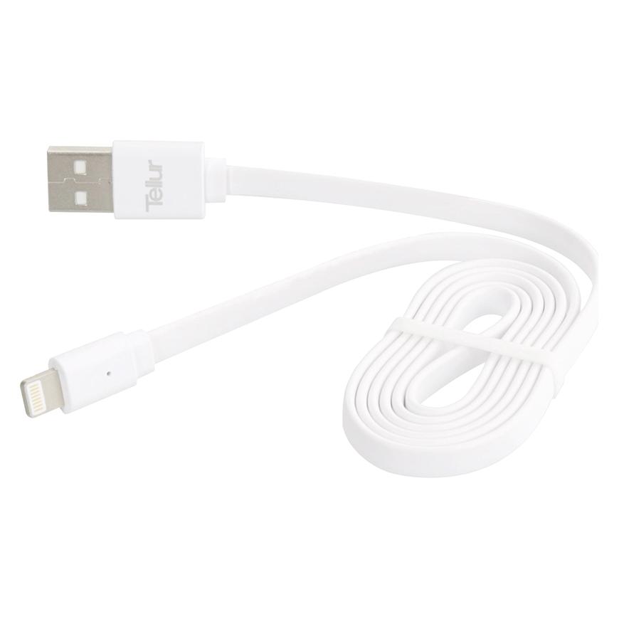 Tellur Data cable, USB to Lightning, 0.95m white (0.95 m, USB 2.0) (TLL155031)