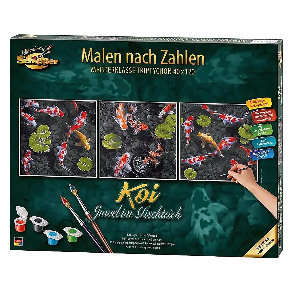Schipper Malen nach Zahlen Koi - Juwel im Fischteich (609470860)