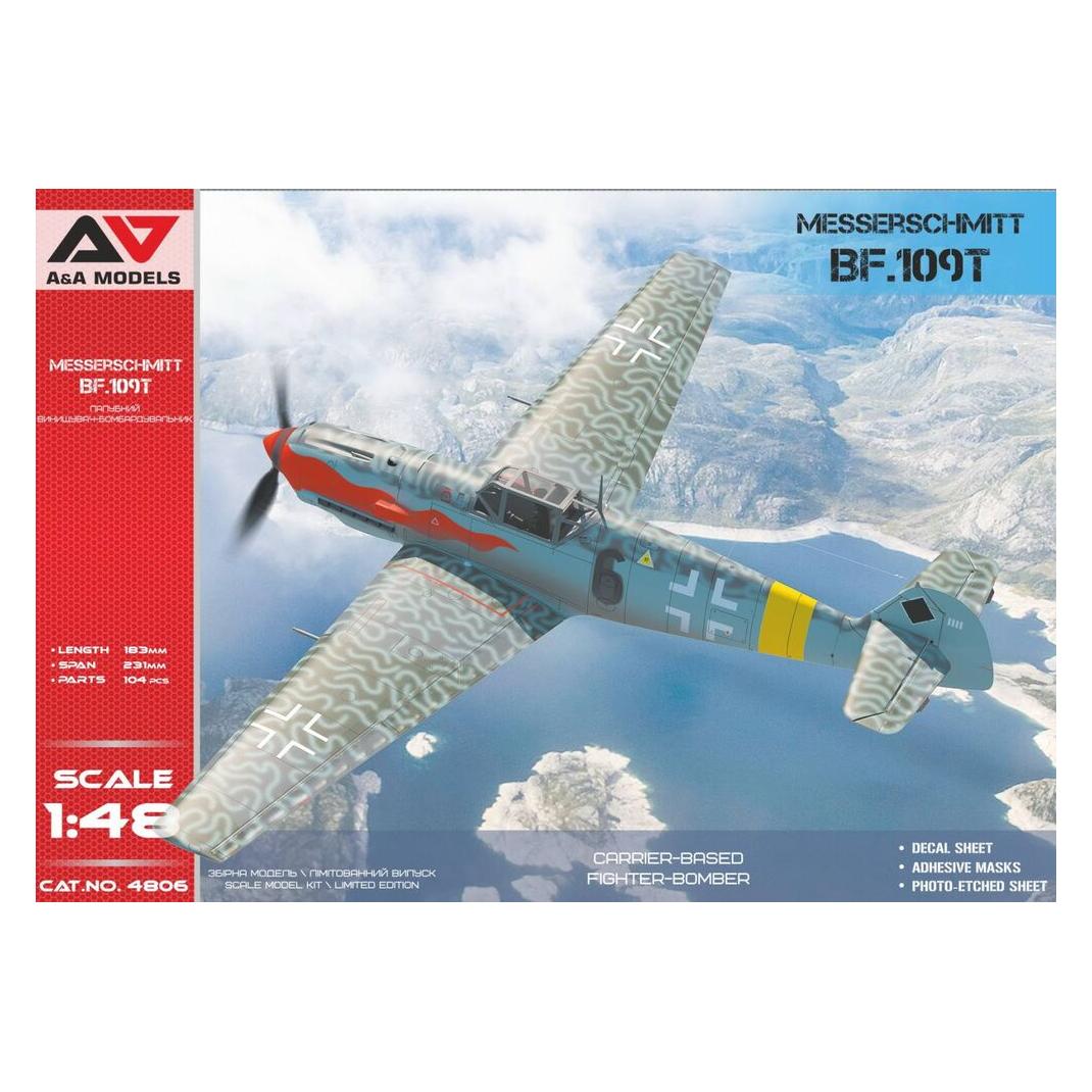 A&A Models Bf.109 T-1/T-2 carrier-based WWII fighter (AAM4806)