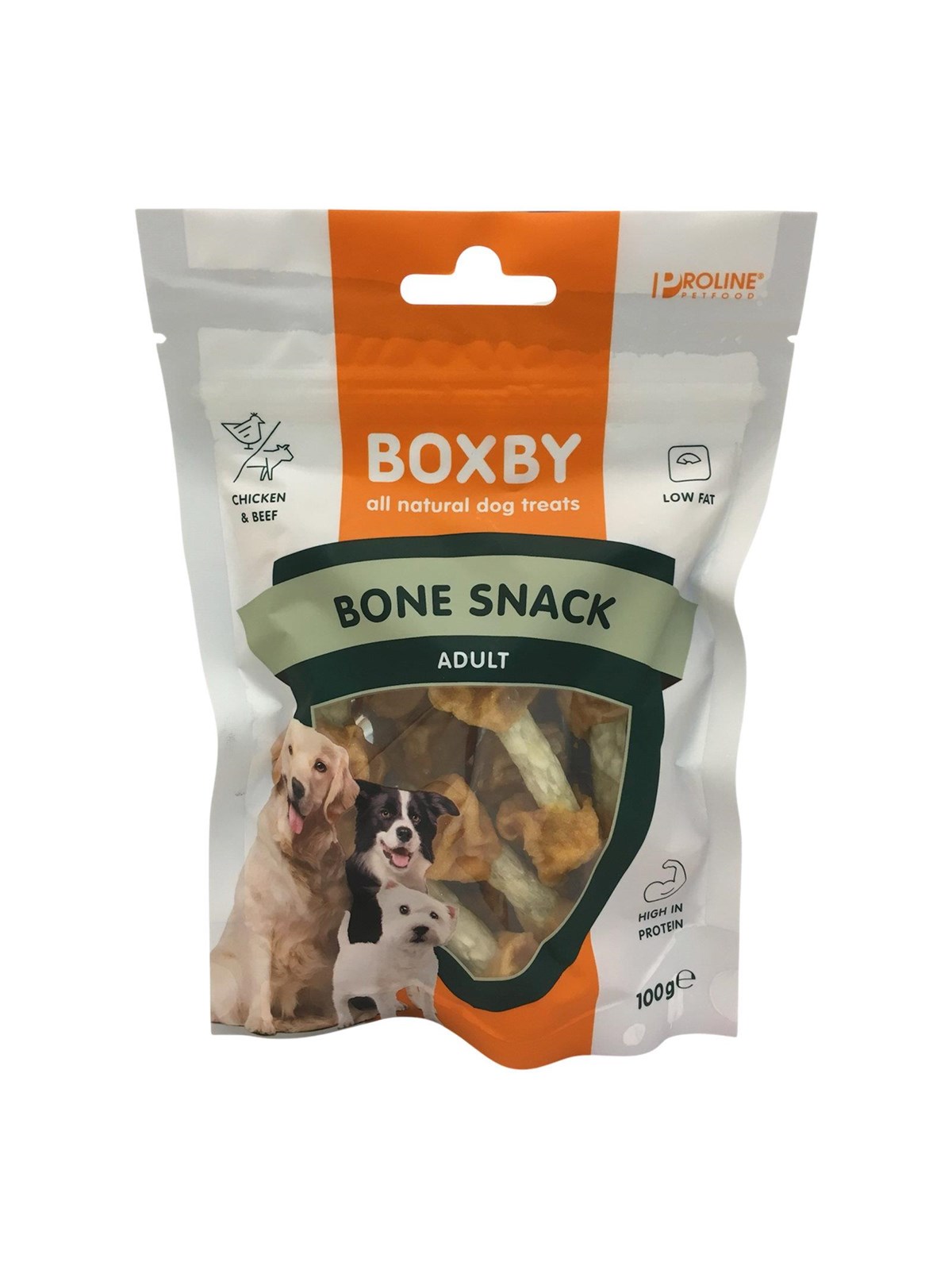 BOXBY BoneSnack (Gluten-Fri) 100 g.
