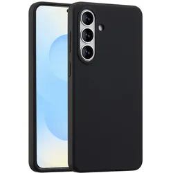 Accezz Liquid Silikoncase mit MagSafe für das Samsung Galaxy S26 Plus - Schwarz