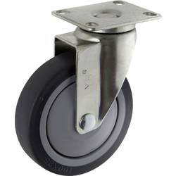 TOOLCRAFT TO-5137917 Lenkrolle TPR 100 mm mit Anschraubplatte Tragfähigkeit (max.): 65 kg