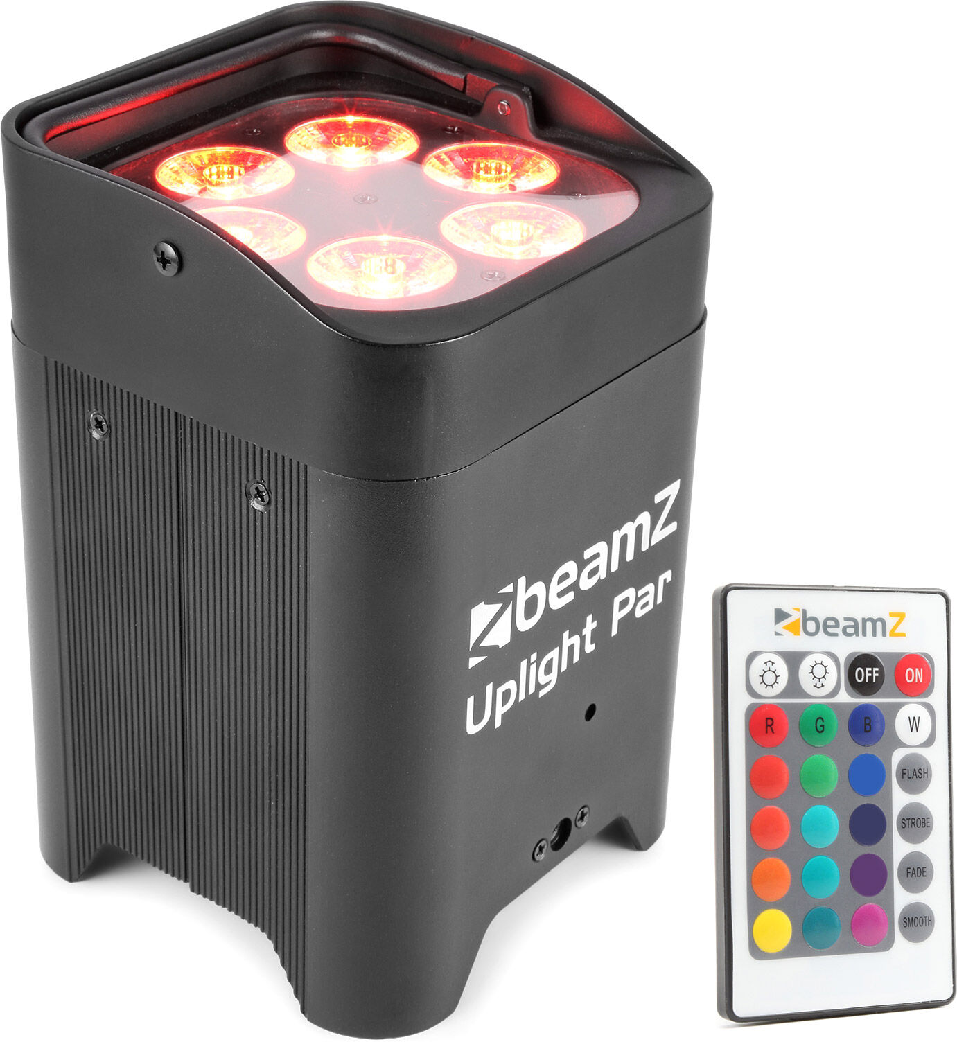 Beamz Bbp96 Batterie Uplight Par 6x 12w