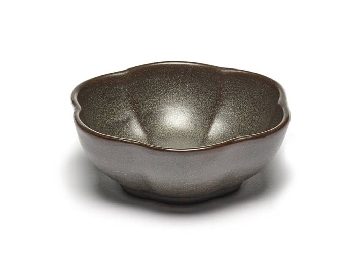 Serax Bol strié Inku M Ø11 cm Vert