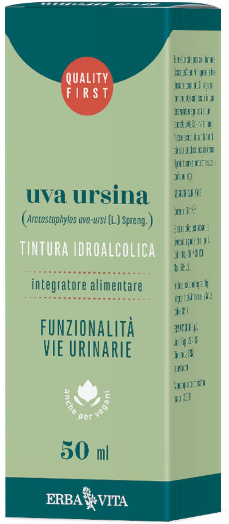 ERBA VITA Estratto Idroalcolico - Uva Ursina 50ml 