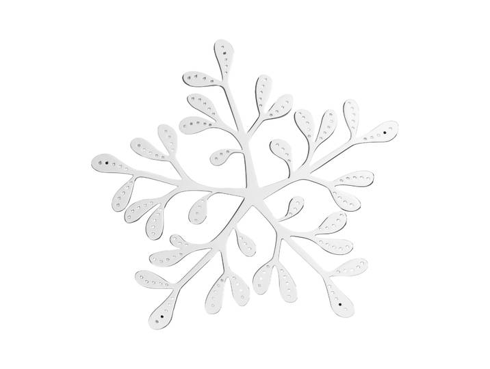 Cooee Design Dessous de plat Mistletoe Ø20 cm Acier inoxydable
