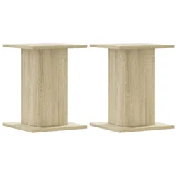 Helloshop26 - Pflanzenständer Blumenmöbel 2er-Set Sonoma Holzwerkstoff braun 02_0045344